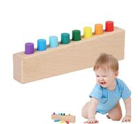 Generisch Jouet de motricité fine, jouet éducatif en bois pour l'éducation précoce | Jeu pour favoriser la perception des couleurs | pour les , à la maison, à la maternelle et à l'école
