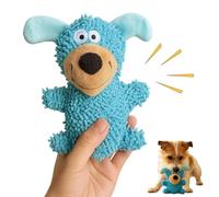 Generisch Jouet de nettoyage des dents rigolo, en peluche, pour petits chiens, amusant et soins dentaires, comportement de mastication doux et parfait pour la stimulation mentale (bleu)