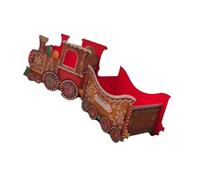 Generisch Jouet de Noël avec train festif et compartiments pour le | Le design festif des compartiments offre beaucoup d'espace pour les bonbons, les cadeaux, les présentations de vacances