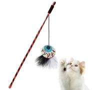 Generisch Jouet de pêche pour Chat - Canne Interactive avec de pour Lutter Contre l'ennui, la Chasse et l'exercice