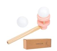 Generisch Jouet de soufflage - Tube de soufflage flottant - Équilibre de balle - Boules de soufflage flottantes - Jouets pour enfants - Vert - Sport - Compétition - Jouet éducatif