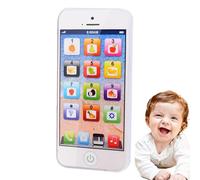 Generisch Jouet de téléphone musical, en plastique, pour babyphone, téléphone à écran tactile avec 8 grandes fonctions, pour apprendre les fruits en anglais, cadeau d'études pour bébé et enfant