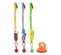 Generisch Jouet de tir à la corde pour chien - Ventouse - Interactif pour animaux de compagnie - Corde de dentition couinante - Nylon coton durable - Entraînement contre l'ennui - Scénario de jeu