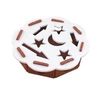 Generisch Jouet de toilettage des griffes pour chat - Avec 2 clochettes - Balles - Planche à gratter - Boîte puzzle interactive pour le soin des chatons, des animaux domestiques et des intérieurs