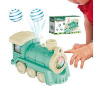 Generisch Jouet de train - Blowing Ball - Jouet éducatif - Jouet de traction sensoriel avec lumières et sons - Kit de jeu éducatif pour et filles - Acte de développement interactif et amusant