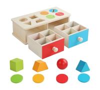 Generisch Jouet de tri - Blocs en bois interactifs | Jeu éducatif de correspondance des couleurs | Puzzle éducatif sensoriel - Filles, adolescentes, activité familiale, voyage, camping, anniversaire