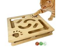 Generisch Jouet d'intérieur pour chat - Jouet à mâcher interactif pour chatons - Lime à griffes de chat - Boîte d'occupation pour chatons de petite à moyenne taille - Pour l'intérieur et l'extérieur