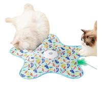 Generisch Jouet d'occupation pour chat | Pêche à capteur intelligent, jouet automatique pour chats, petits, moyens et grands chats, appartement, jardin, pelouse