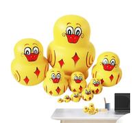 Generisch Jouet éducatif empilable Russe, Motif Animal, Russe, décoration d'intérieur, pour, Parents, Salon, Chambre à Coucher, Anniversaire, Noël