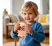 Generisch Jouet électrique - Robot d'éveil dansant, divertissement animé interactif pour enfants, compagnon de jeu amusant pour filles, chambre à coucher, chambre d'enfant, temps de jeu