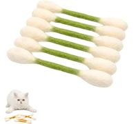 Generisch Jouet en coton pour chat avec catnip, sensation interactive Kitty Kicker Bâtonnets pour l'ennui, l'exercice du jeu, l'anxiété, aide à la digestion, cadeau pour les amoureux