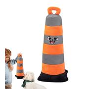 Generisch Jouet en peluche à mâcher pour chien - Pratique pour chiot en forme de cône de trafic, accessoire de jeu d'interaction durable, entraînement de stimulation réflexe rapide | Entreprise de