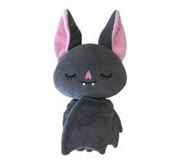 Generisch Jouet en peluche chauve-souris en forme de chat - Coussin câlin - Animal d'Halloween douillet - 18 cm - Doux - Idéal pour la chambre à coucher, le canapé, le siège de voiture et la chambre