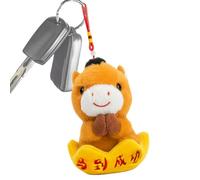 Generisch Jouet en peluche - Pendentif - Décoration d'animaux - Figurine du Nouvel An chinois - Pour filles - Sac à dos - Vacances - Sac d'anniversaire