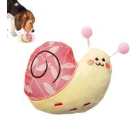 Generisch Jouet en peluche pour chien - Jouet apaisant pour mastication agressive - Jouet pour chien en forme d'escargot pour nettoyage des dents - Articles à mâcher pour chiot