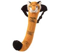 Generisch Jouet en peluche réaliste - Queue d'animal flottante de 45 cm | 45 cm | Peluche et coton PP | Tête de tigre mobile activée par pression et queue avec ceinture réglable pour scène