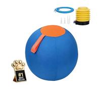 Generisch Jouet gonflable pour chien avec housse de poignée pour le jeu, l'entraînement - Grand jouet interactif pour l'intérieur et l'extérieur (bleu, A)