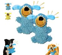 Generisch Jouet interactif à mâcher pour chien - Jouet à mâcher interactif - Jouet à mâcher robuste et résistant aux morsures - Pour chiens de petite et moyenne taille (2 bleu)