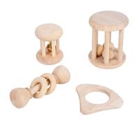Generisch Jouet interactif en bois pour lapin - Jouet à ongles pour lapin - Enrichissement pour jardin, extérieur, cage, maison, enclos - Litière pour hamster et chinchillas
