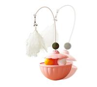 Generisch Jouet interactif pour Chat - Agitant automatiquement - avec balles d' à Chat - Jouet d'exercice pour Chat - pour Chaton de Petite Taille et de Taille Moyenne - Intérieur et extérieur