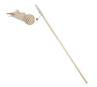 Generisch Jouet interactif pour chat - Baguette magique en bois - Pour l'entraînement et le divertissement de votre animal de compagnie (A, taille unique)