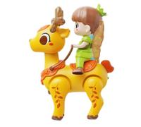 Generisch Jouet musical pour bébé - Avec lumière pour apprendre - Activité interactive pour le développement sensoriel - Tapis de jeu pour ramper et apprendre sur le sol