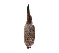 Generisch Jouet pour chat avec bandes de queue de lapin en véritable fourrure de lapin lavable et douce pour se blottir et jouer à l'intérieur renforce le lien entre les chats et les animaux