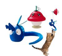 Generisch Jouet pour chat avec oiseau | Peluche avec activation tactile et fonctionnement à piles - Jouet interactif pour proie | pour la maison, le travail, le jeu et l'entraînement, l'exploration