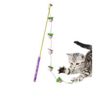 Generisch Jouet pour chat - Bâton interactif en forme de fruits - Accessoire d'exercice pour chatons curieux - Appareil de divertissement d'intérieur léger pour chasse et saut