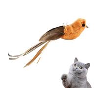 Generisch Jouet pour chat en forme de plume pour chat - Recharges de bâtonnets à mâcher faits à la main - Pour chats domestiques