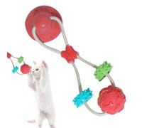 Generisch Jouet pour chien avec ventouse - Silicone de qualité alimentaire - Pour protéger la viande de chien - Pour jouer dans le jardin, à la maison, au parc ou sur la rive de la rivière