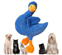 Generisch Jouet pour chien - Canard en peluche interactif - Jouet pour chien pour mâcheurs puissants - Pour chiots de petite et grande race, maison, voyage, quotidien, intérieur et extérieur