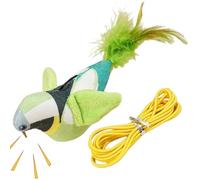 Generisch Jouet pour oiseau de chat | Jeu éducatif d'agilité | Jouet interactif pour chaton avec corde, pour les exercices d'instinct et l'agilité et la recherche de nourriture, gestion du poids pour