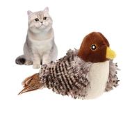 Generisch Jouet pour oiseau sonore pour chat - Jouet interactif en plumes pour chat - Jouet interactif pour chat domestique - Jouet interactif pour les exercices pour chat