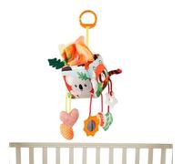 Generisch Jouet pour poussette de bébé | Hochet en peluche | Compagnon de voyage à suspendre avec clip, pour poussette, voiture, lit d'enfant, berceau, voyage, fille de 0 à 12 mois