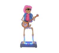 Generisch Jouet squelette - Figurine électrique lumineuse d'Halloween - Figurine décorative d'Halloween - Pour enfants et adultes - Pour collectionneurs, maison, salon, chambre à coucher, bureau, fête