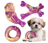 Generisch Jouets à mâcher pour chiens - Jouet interactif en nylon qui ne s'écaille pas - Kit de nettoyage des dents - Pour toutes les races - Petit et moyen - Pour la maison, l'intérieur et