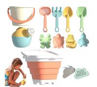 Generisch Jouets de Voyage, bac à Sable pour Tout-Petits - Jouet château de Sable - Accessoires de Construction interactifs pour, Seau et pelles, Outils de Jeu, Natation