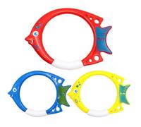 Generisch Jouets pour bassin de plongée | Anneaux de poisson pour la plongée - Jouet d'entraînement de piscine - Coffret cadeau d'aide à la plongée - Jouet de piscine pour enfants pour s'amuser