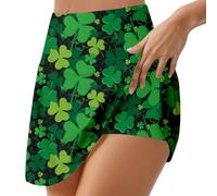 Generisch Jour de la Saint-Patrick imprimé pour femme - Pantalon de sport décontracté pour la salle de sport et le fitness, vert, XL