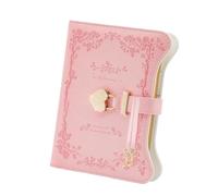 Generisch Journal avec cadenas, format B6, en cuir PU, avec clé, 360 pages, journal , secret pour femmes et filles