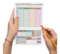 Generisch Journal quotidien de suivi des objectifs | Planificateur de repas - A5 Habit Tracker Journal Calendrier Calendrier de suivi des objectifs pour l'organisation du travail à la maison