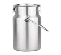 Generisch Jug à lait fabriqué en acier inoxydable 304 avec couvercle scellé et poignée unique, seau de transport de lait, seau à vin, pot à lait, bidon à lait, baril, carrying jug