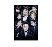 Generisch K-Pop Stray Kids Poster mural pour chambre à coucher 30 x 45 cm