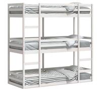 Generisch Kangmusi 3284255 Lit superposé triple en pin massif 90 x 200 cm