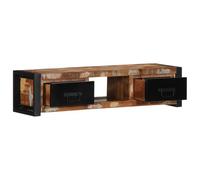 Generisch Kangmusi 4013598 Meuble TV en bois massif recyclé 100 x 30 x 25 cm