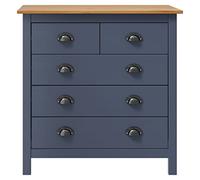 Generisch Kangmusi Hill 288917 Buffet en pin massif Gris 79 x 40 x 80 cm