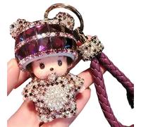 Generisch Kiki Monchichi Porte-clés Violet