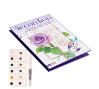 Generisch Kit aquarelle - Fournitures créatives - Crayons aquarelle et marqueurs - Pour débutants, adolescents, bricolage, journal, décoration d'intérieur