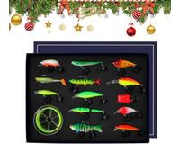 Generisch Kit d'accessoires de pêche | Ensemble d'accessoires de pêche pour extérieur, eau salée, eau douce, rivière, lac, étang, vacances, nuit, matin
